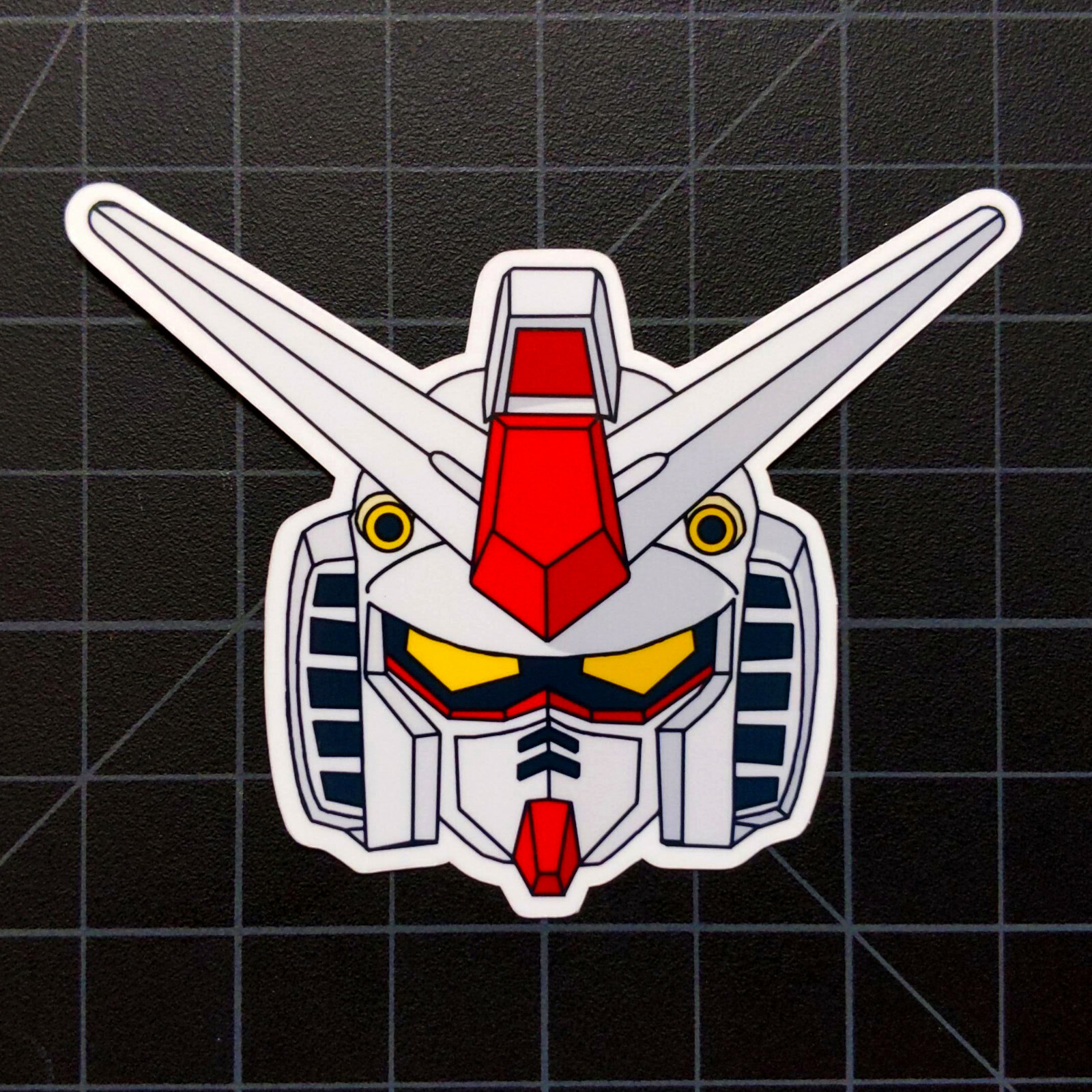 Gundam RX-78-2 Mobile Suit Anime Vinyl Decal Sticker 3" Width