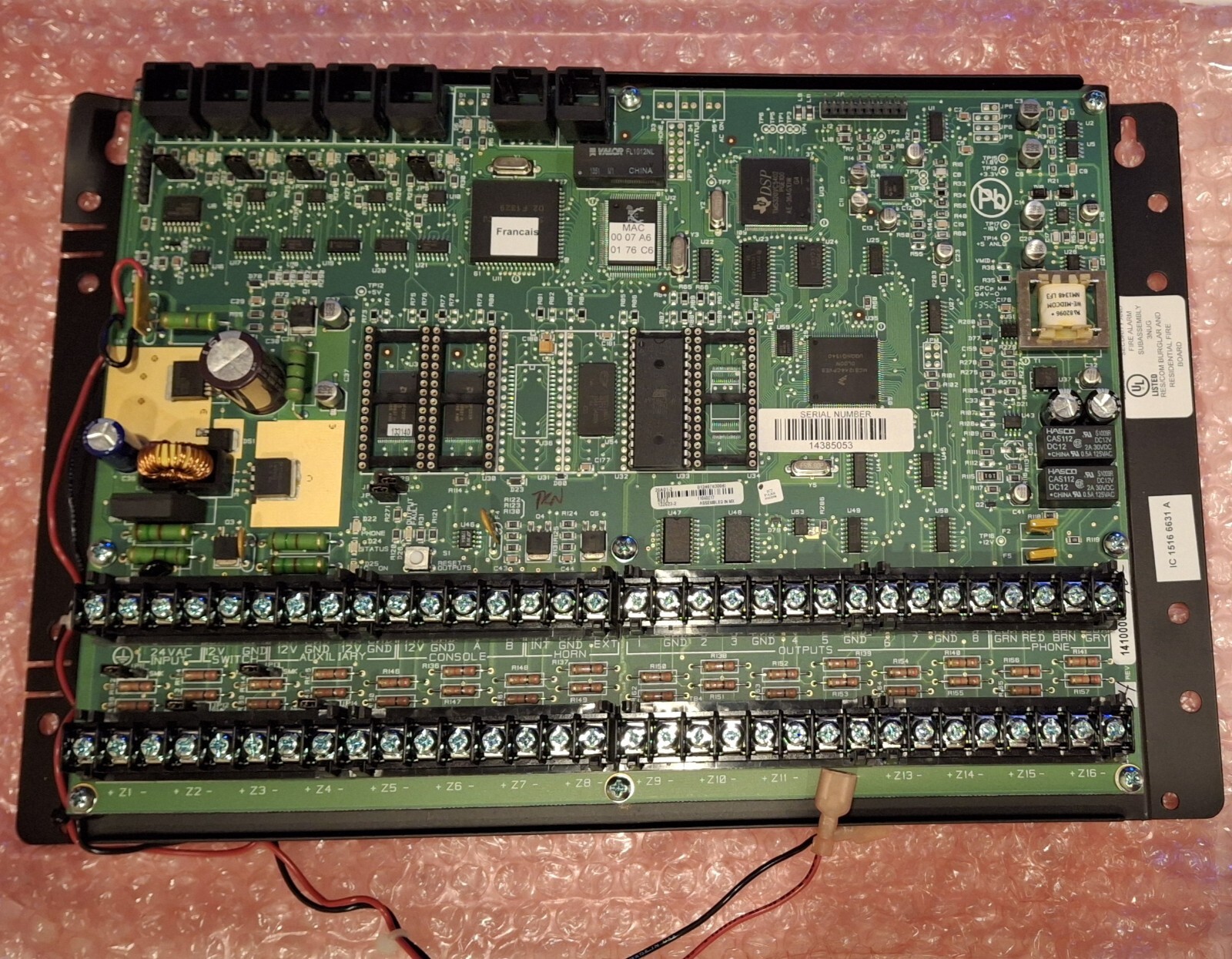 French Omni LTe 20A00-72FR Controller Board Tested Working Unused Leviton NOS