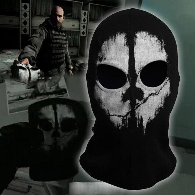 COD 19 : MW2 Ghost Logan's Skull Mask Balaclava Cosplay