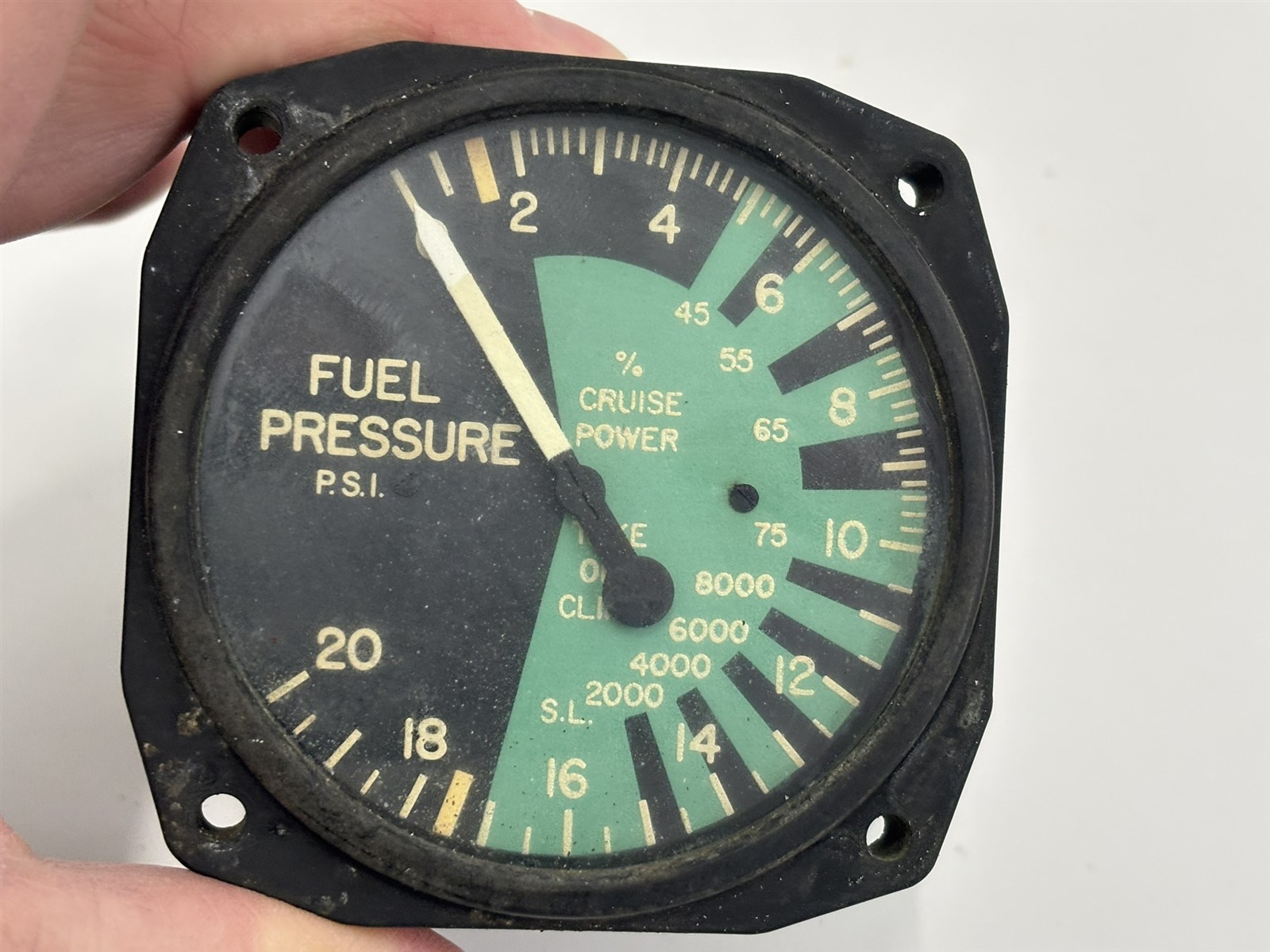 1960 Cessna 210 A Garwin Fuel Pressure Gauge 22-869-02