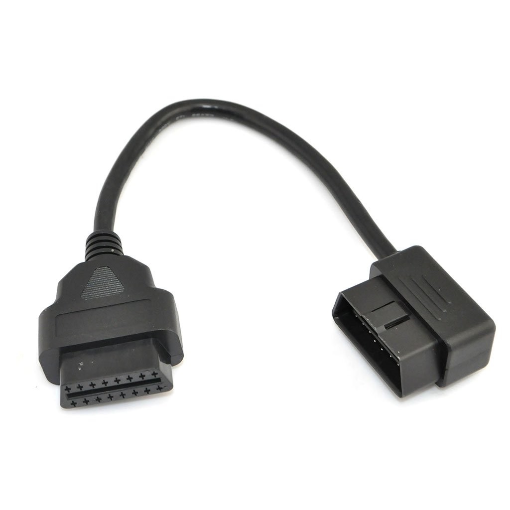 OBD2 16 Pin Male to Female Extension Cable 12 Inch OBD II Adapter Lead