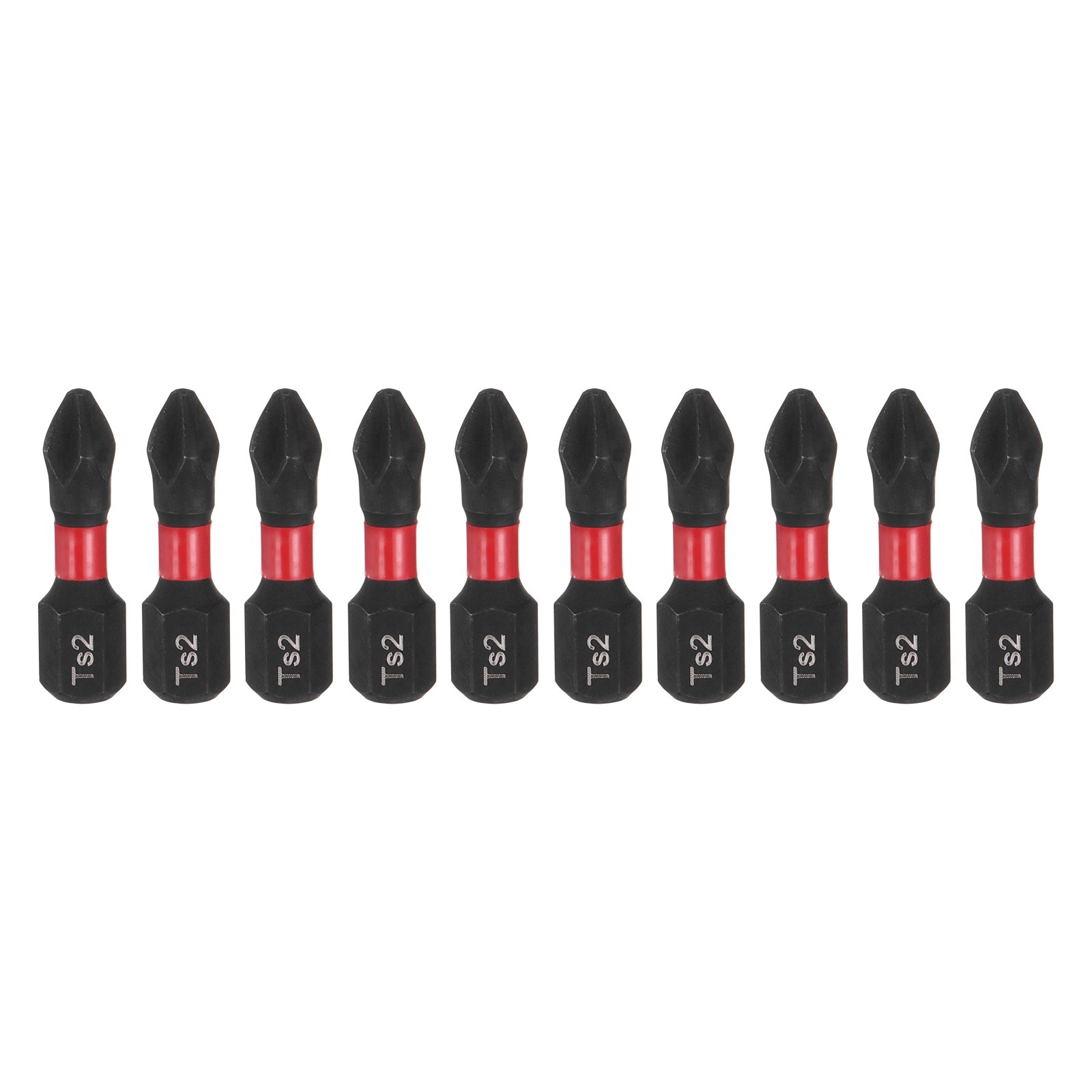 10pcs Anti Slip Phillips Impact Screwdriver Bit PH2 1/4" Hex Shank 1" Magnetic