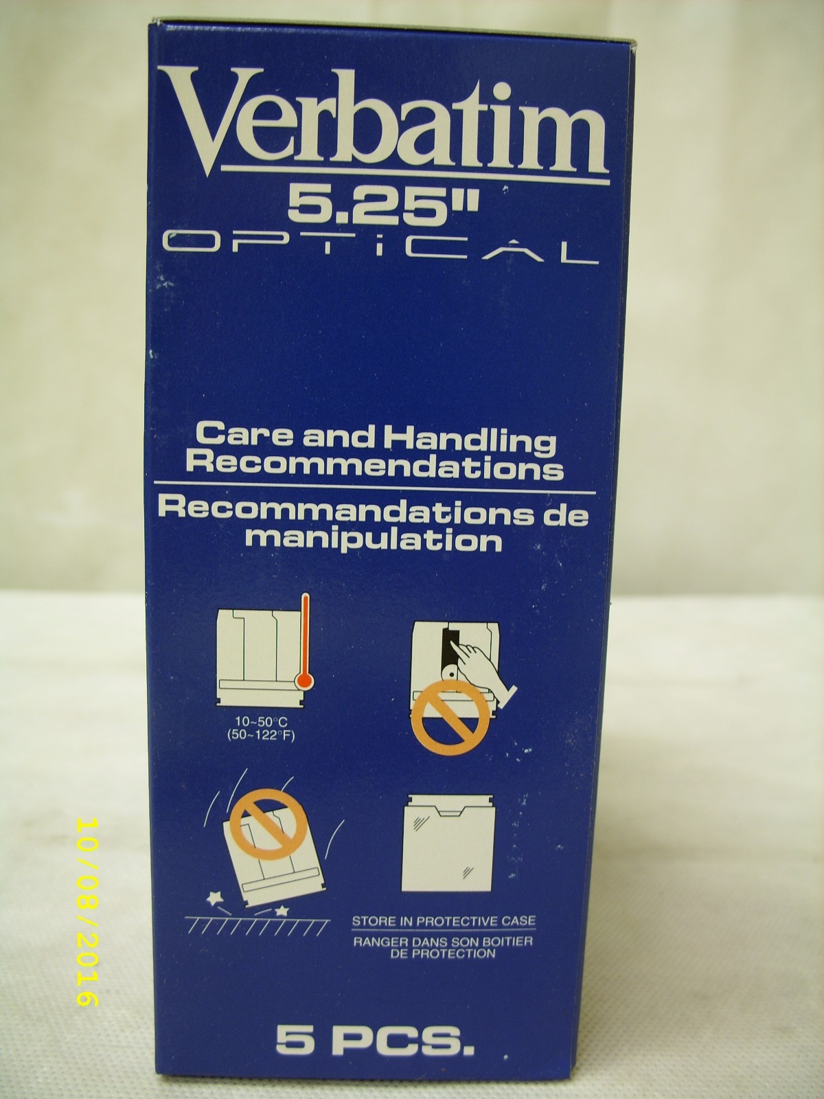 Verbatim Rewritable Optical Disk - # 92841 - 4.1GB - 5.25" - 512 Bytes - 5 PACK