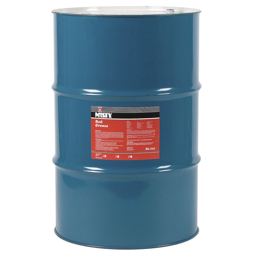 Misty 1003045 120 lb Drum NLGI #2 Grease - Red New