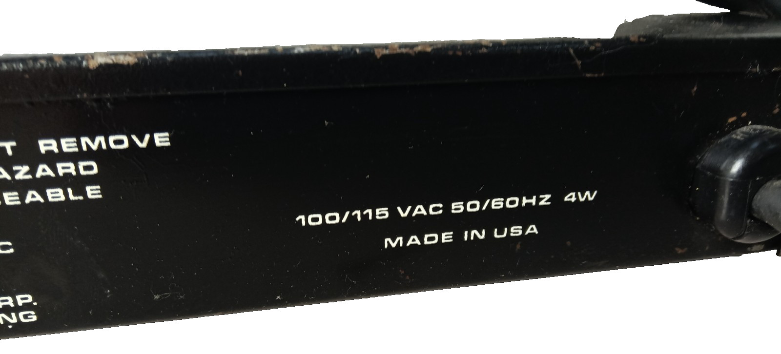 Rocktron HUSH IIC Noise Reduction System Rack Missing Knob