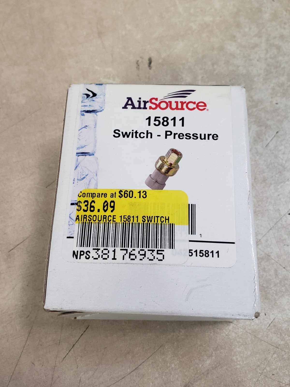 AirSource 15811 Switch - Pressure