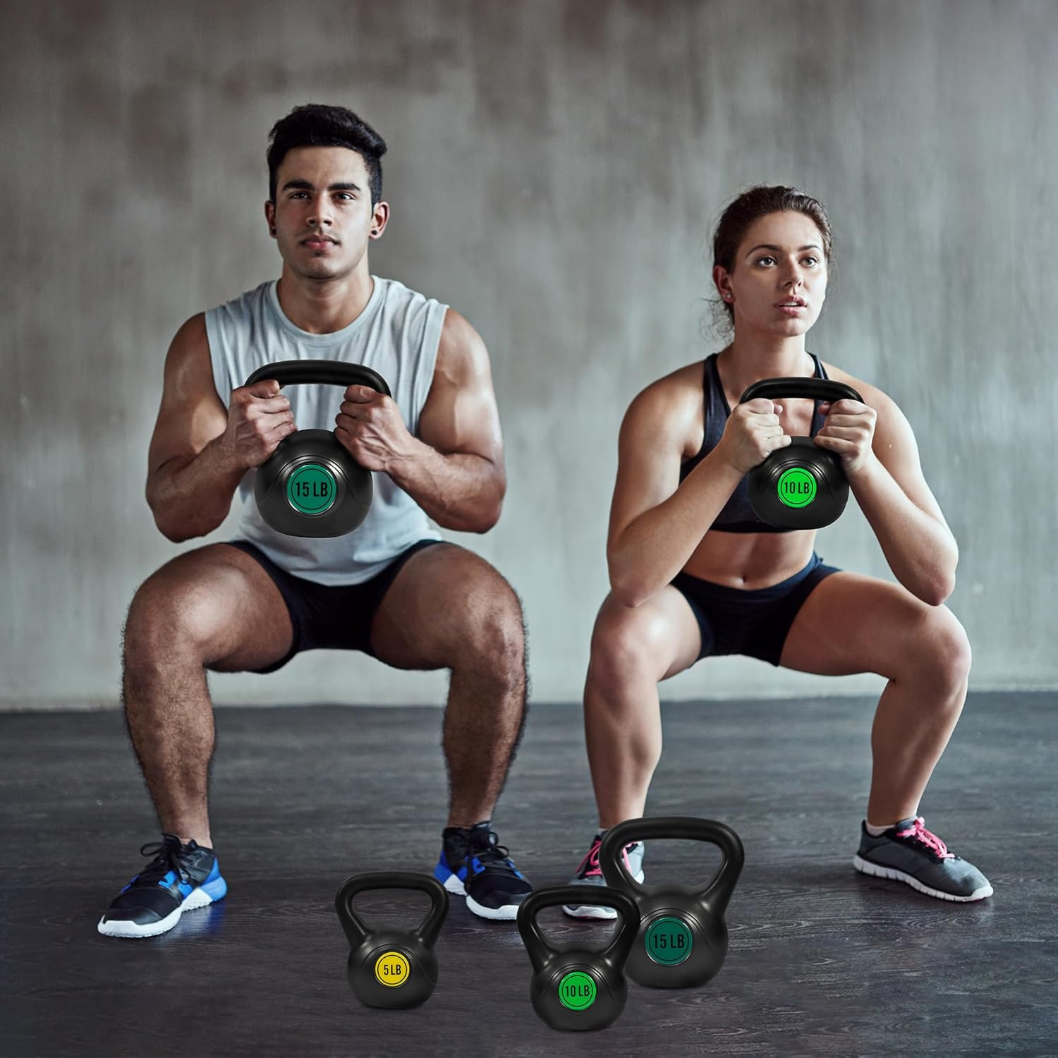 Kettlebell Sets Piece Strength Training Kettlebells Weight Set
