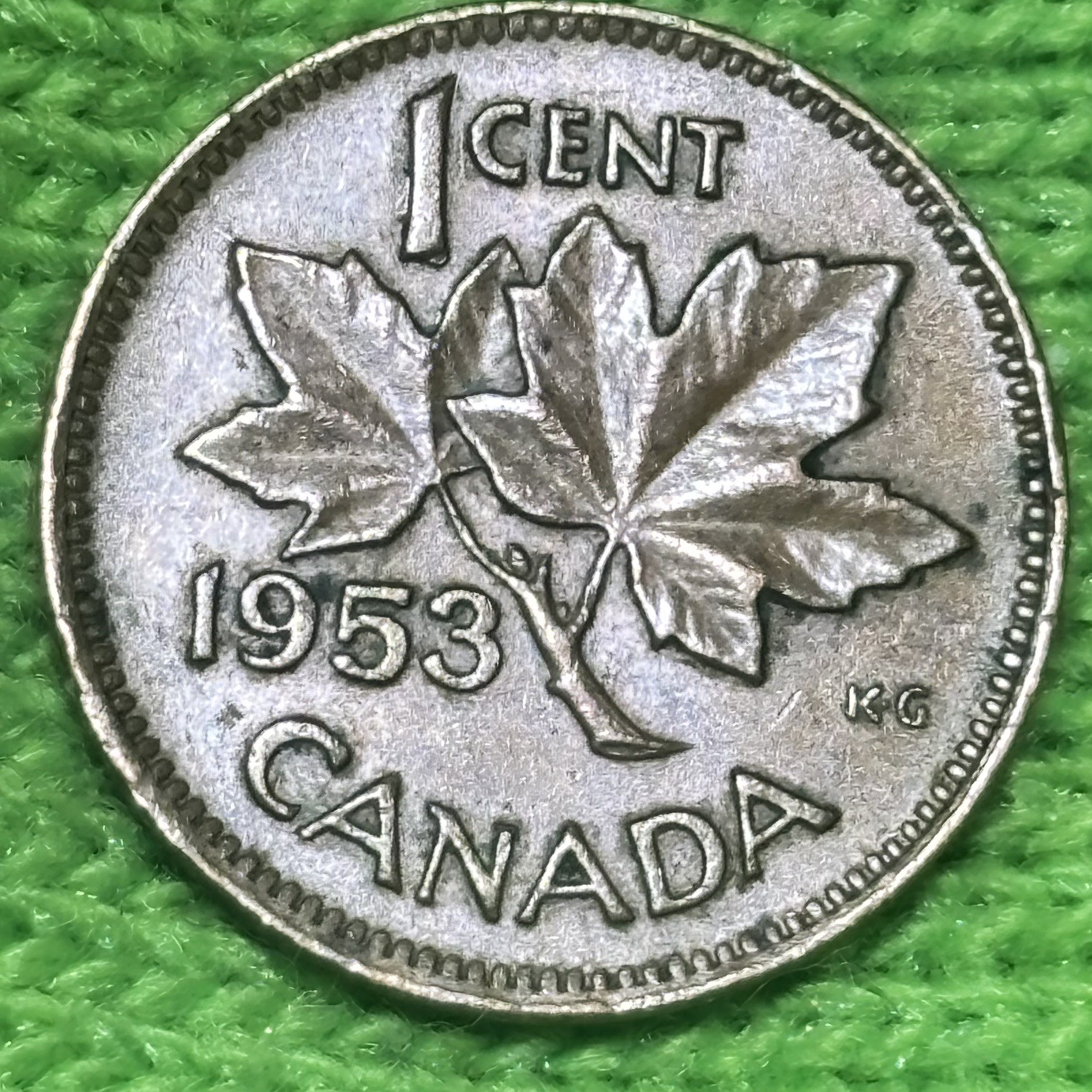 1953 First Year For Queen Elizabeth On A Canada Coin. Weighs 3.21 Grams.