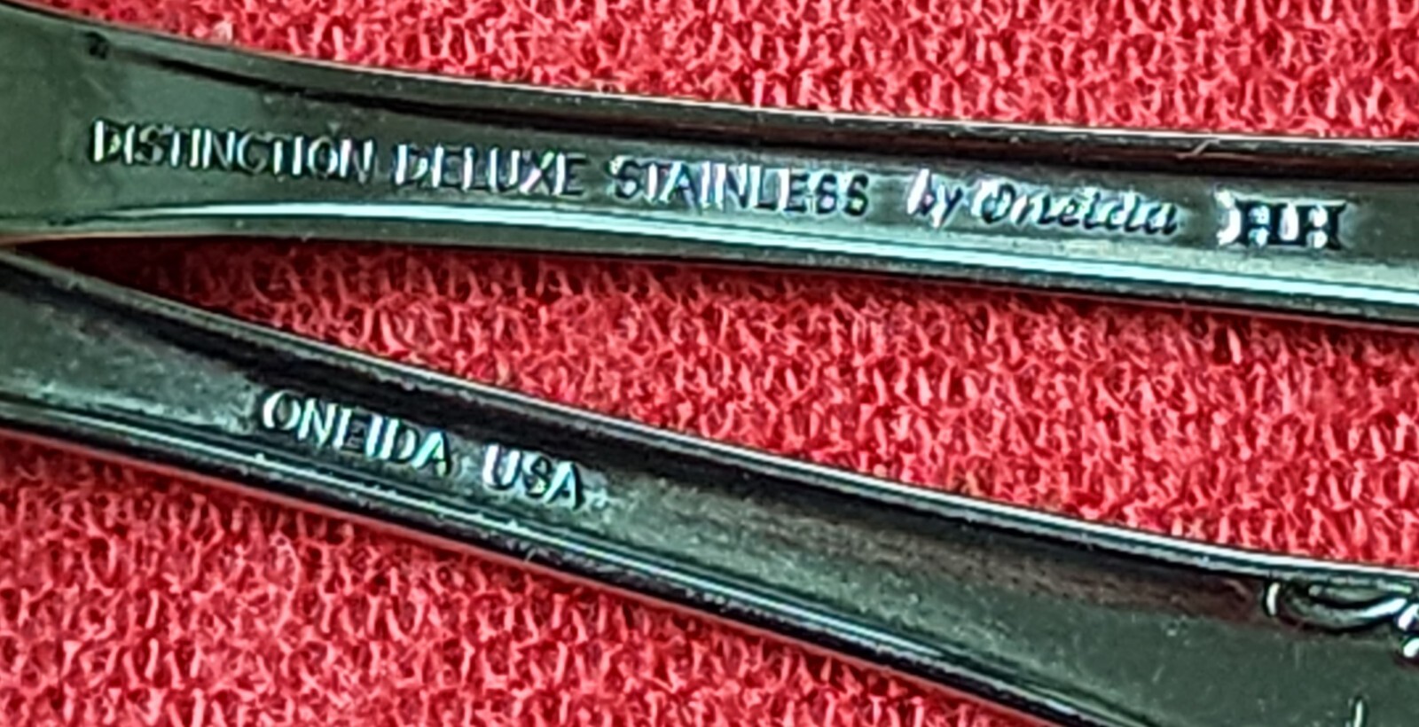 Oneida MANSION HALL Stainless Distinction DELUXE / USA Flatware Floral U SELECT