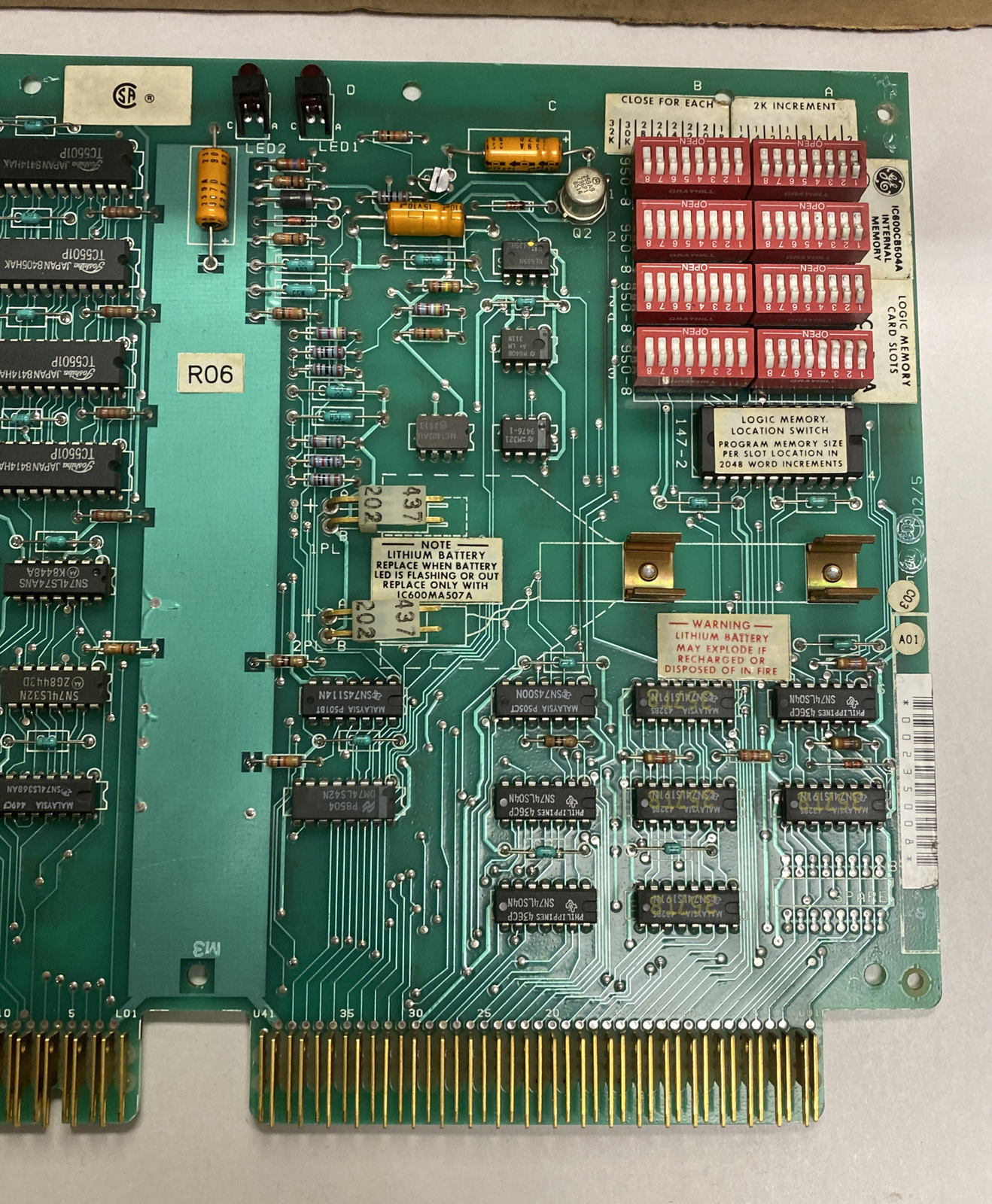 General Electric,IC600CB504A,Internal Memory Board
