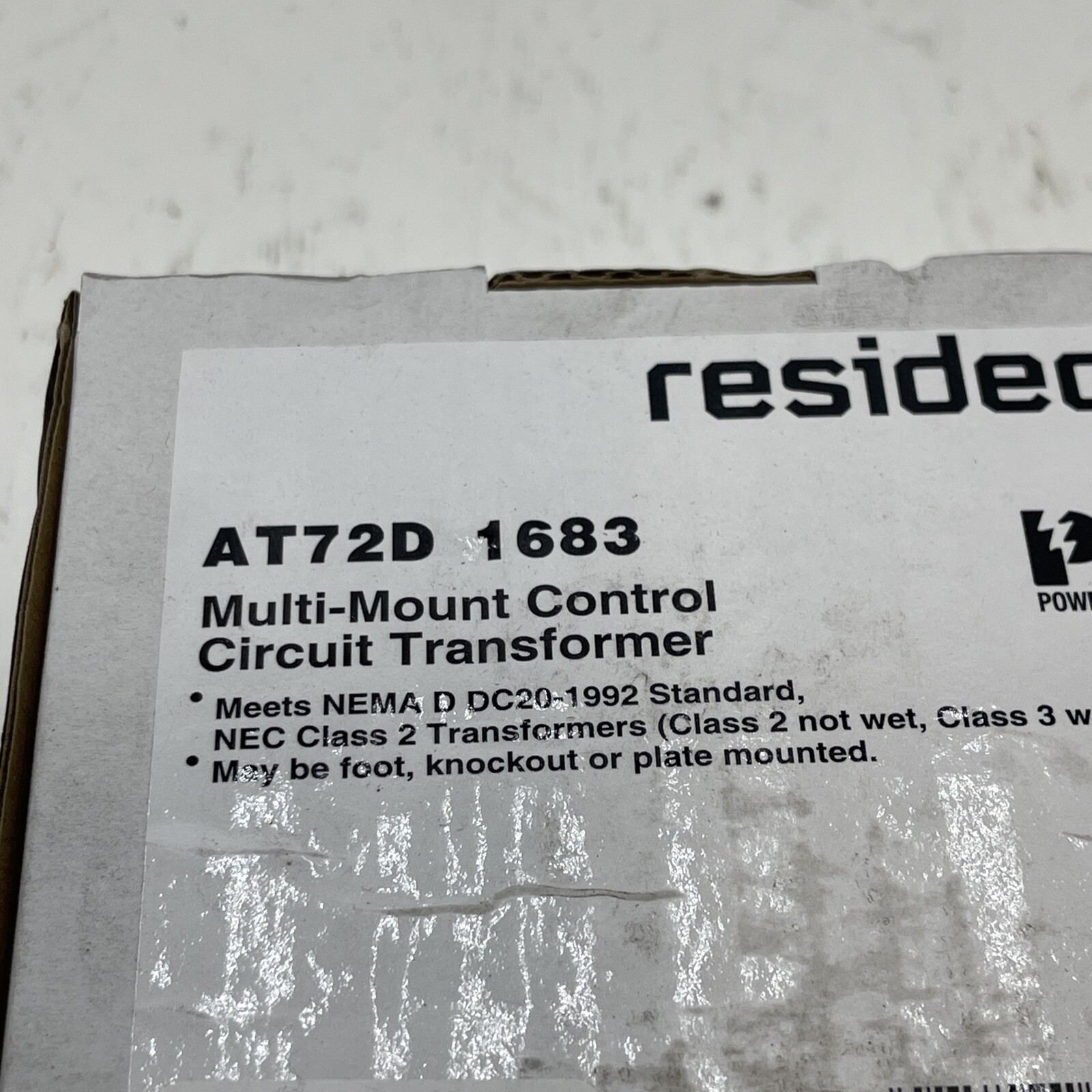 Resideo AT72D 1683 Multi-Mount Control Circuit Transformer