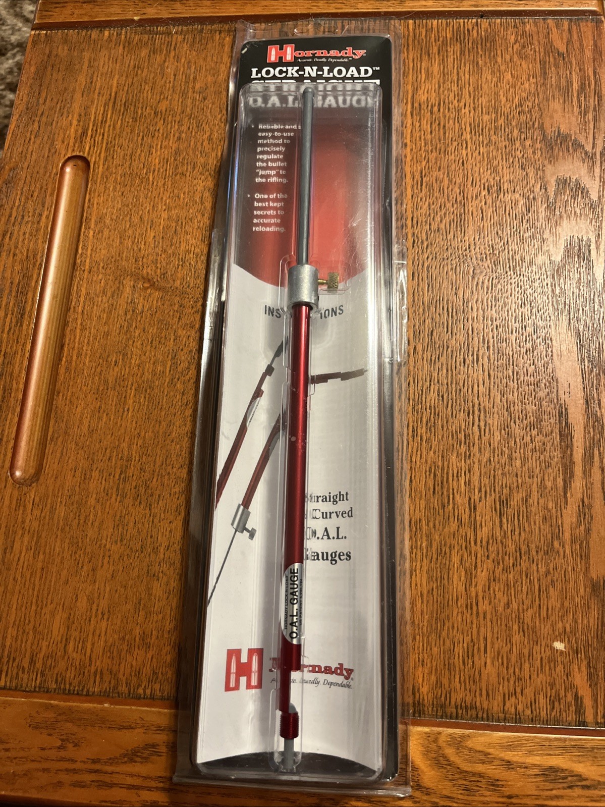 Hornady C1000 Lock-N-Load Aluminium Straight Length Gauge for Reloading