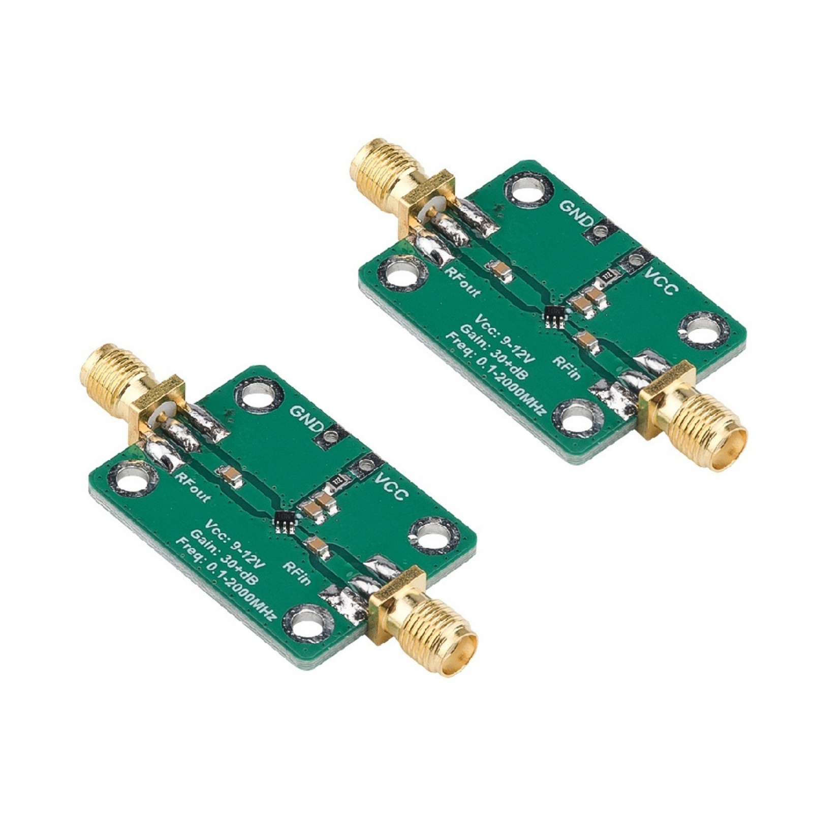 RF Broadband LNA Module 0.1-2000MHz Low Noise Amplifier 30dB Gain Circuit Module