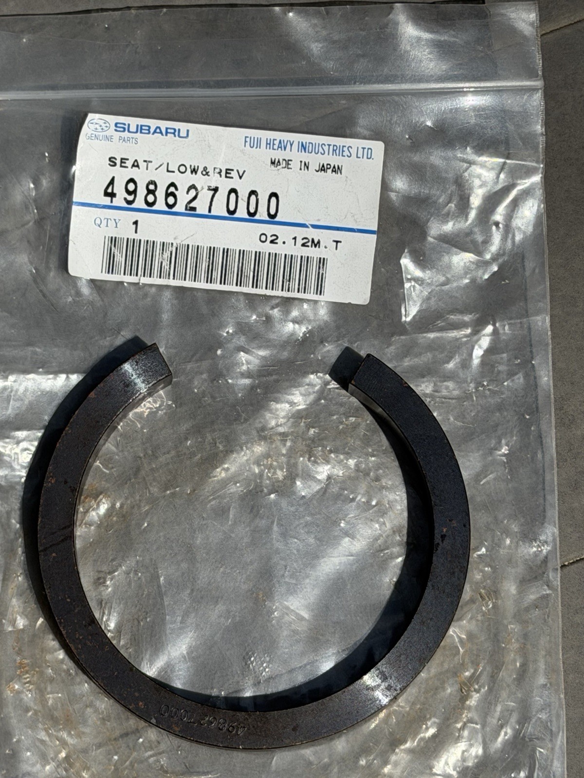 Kent-Moore Subaru Part Number 498627000 Low and Rey Seat Special Service Tool
