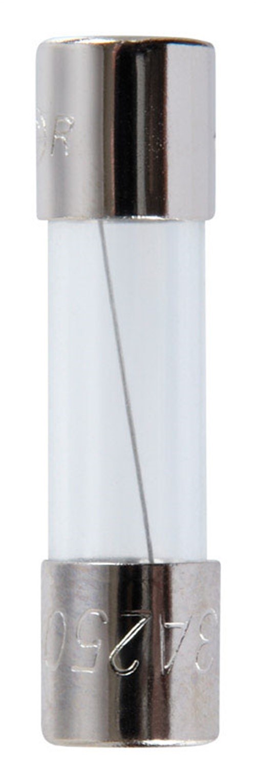 Jandorf 60659 3A 125V Glass Cartridge Fast-Acting Fuse 1/4 Dia. x 1 L in.