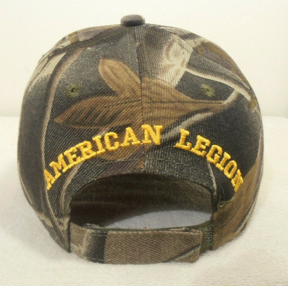 AMERICAN LEGION MILITARY CAP AMERICAN LEGION HAT CAMOUFLAGE