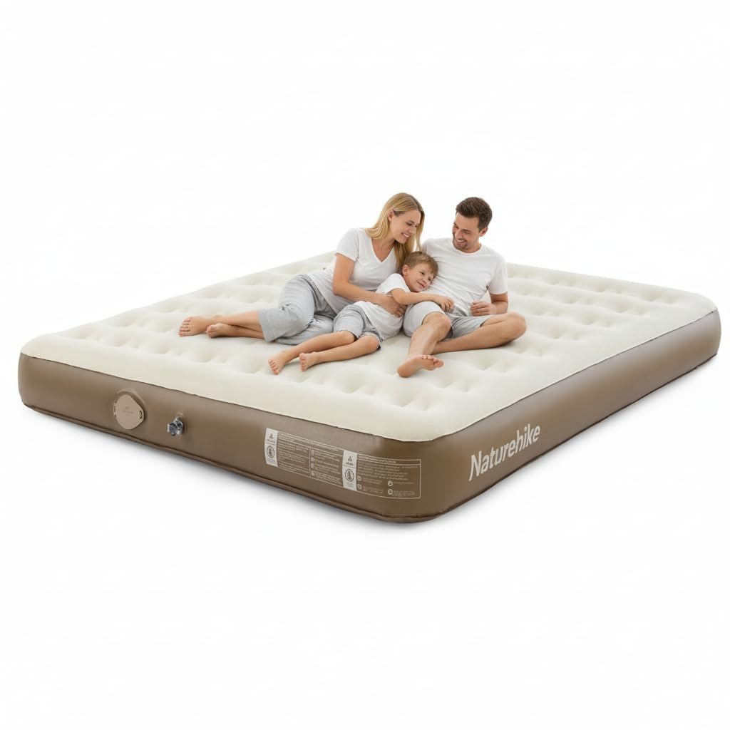 Naturehike Morning View King Size Air Mattress with USB Rechargeable Pump 992