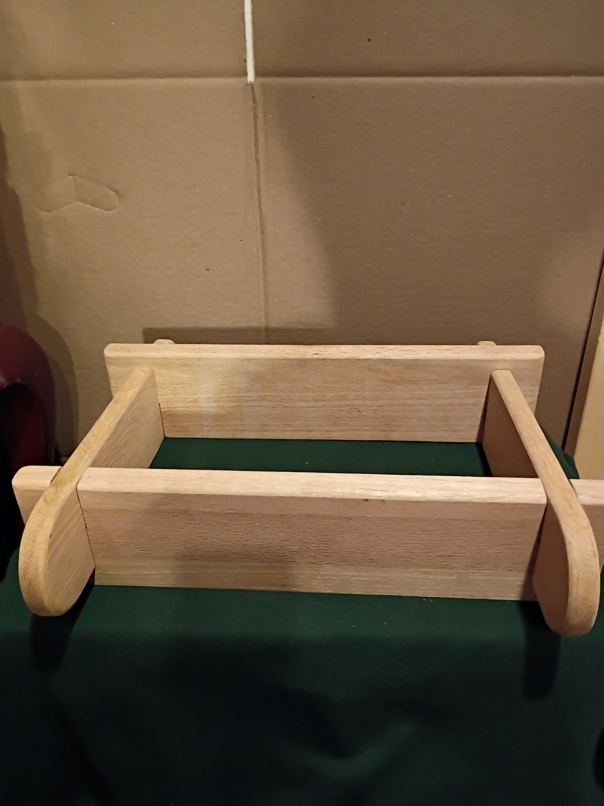Solid wood speaker stands unfinished oak