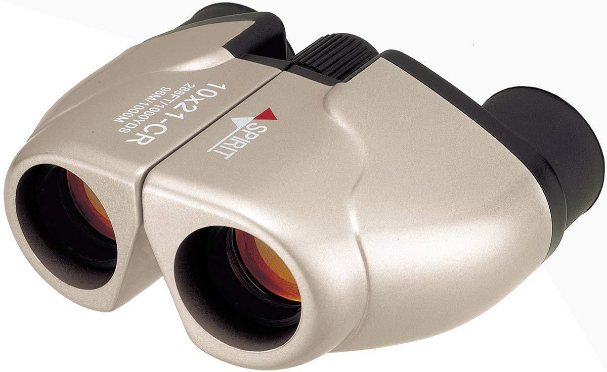 NASHICA binoculars SPIRIT 10×21 CR-IR-SG Porro prisms 10 times 21 caliber SILVER