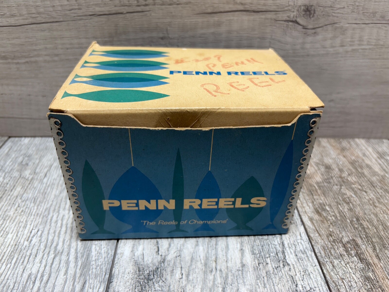 Vintage Penn Reels Penn 113H 4/0 Senator Fishing Reel Box Only Made in USA