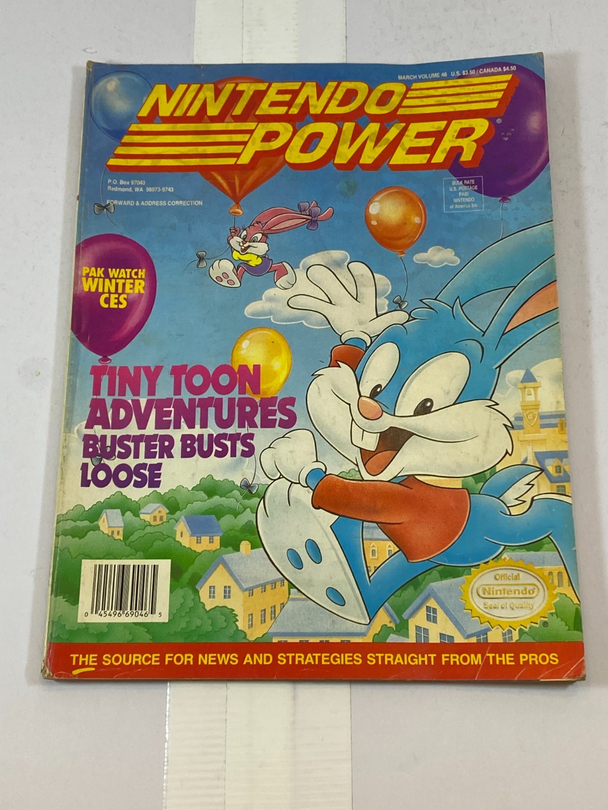 Nintendo Power Magazine, Tiny Toon Advantures: Buster Busts Loose, Pre-Owned