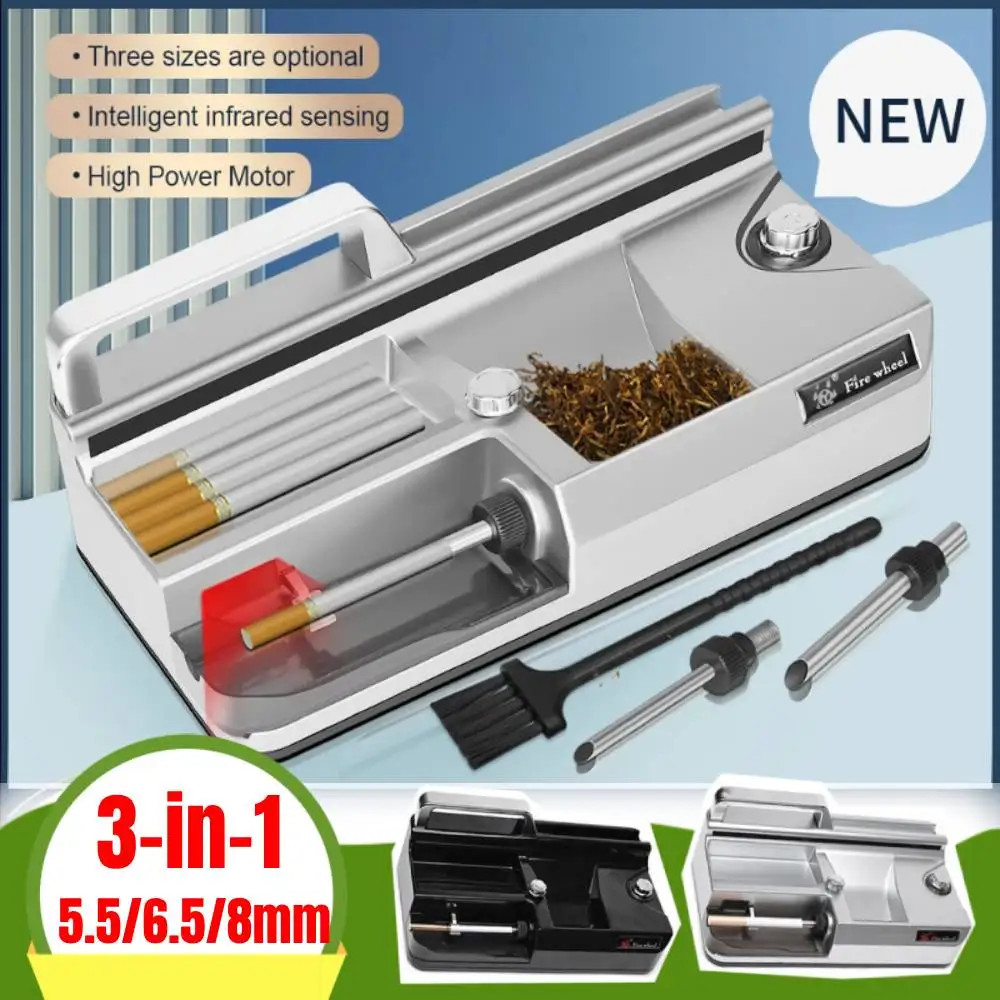6.5/8mm Cigarette Machine Automatic Electric Rolling Tobacco Injector Maker