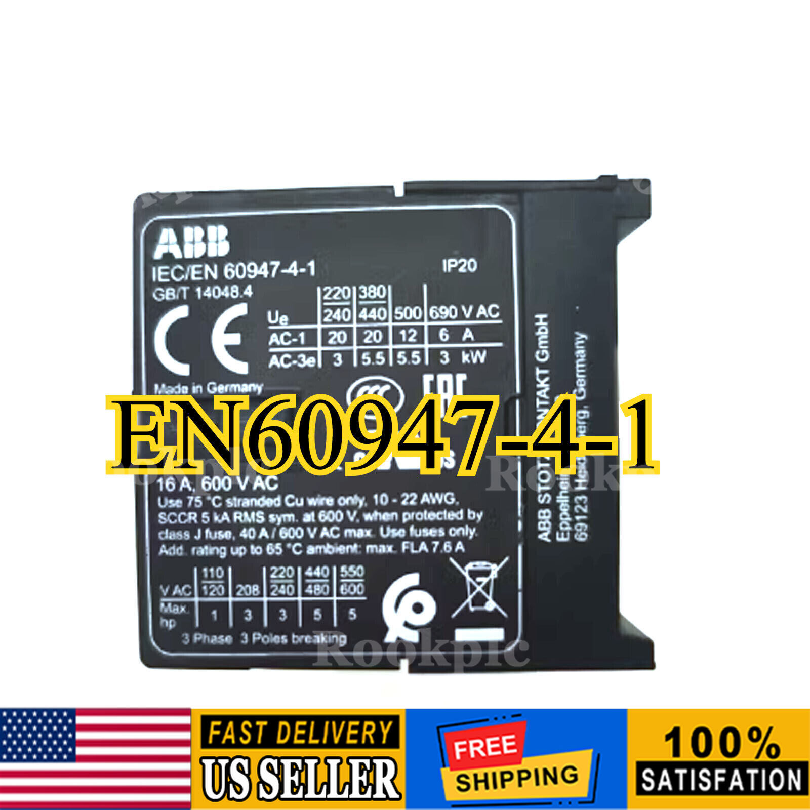 ABB IEC/EN60947-4-1 Contactor New In Box