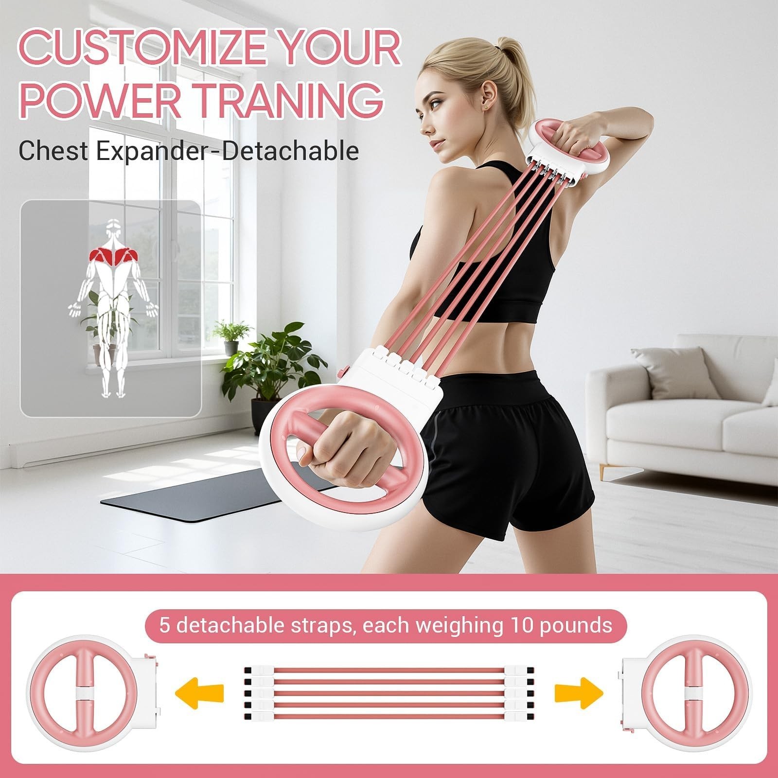 ADISTAR 3-IN-1 Multifunctional Rotator Burn Machine - 360° Spinning Arm Wor