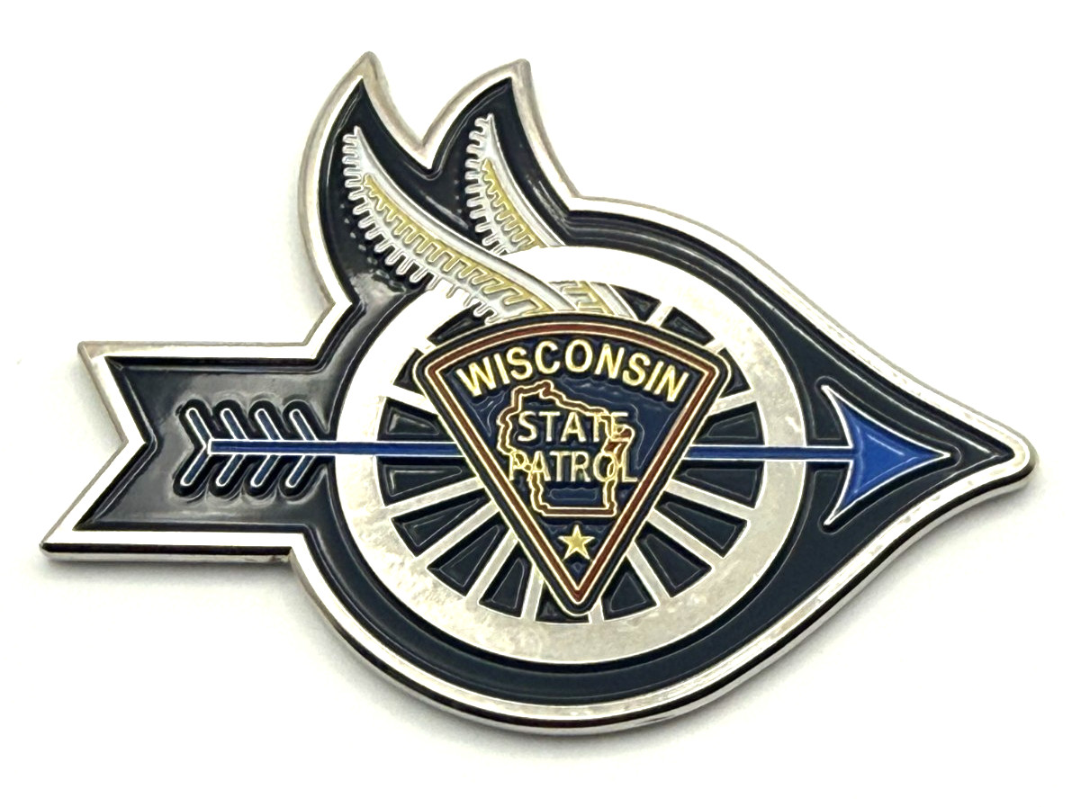 G33 Wisconsin State Highway Patrol Police Motor Unit Challenge Coin
