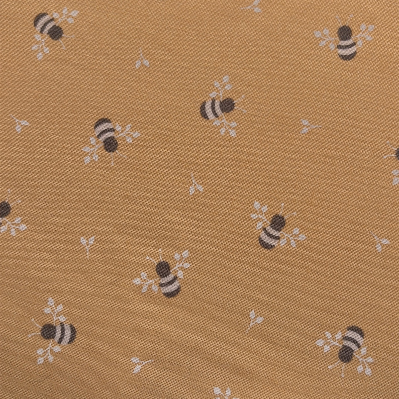 COREY YODER SPRINGBROOK MODA FABRIC #29112 YELLOW/BEES NO MATTER HOW LONG THE...