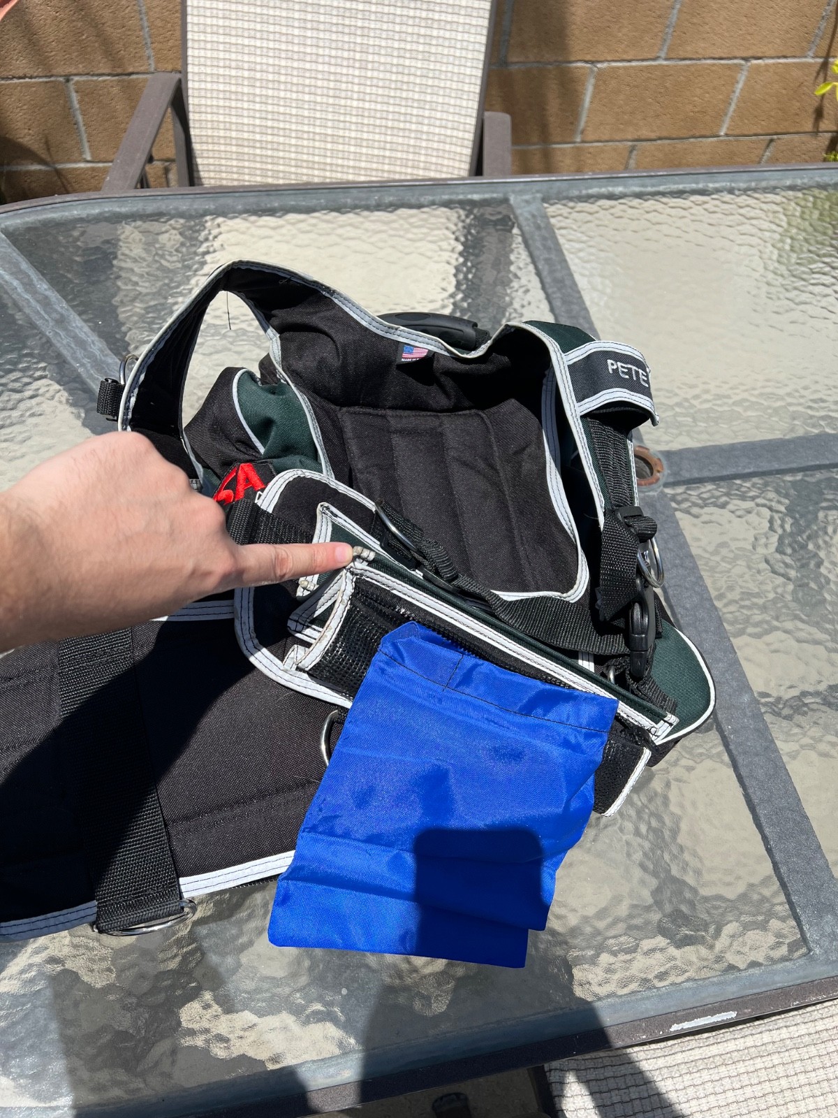 SSA Back Inflate BCD