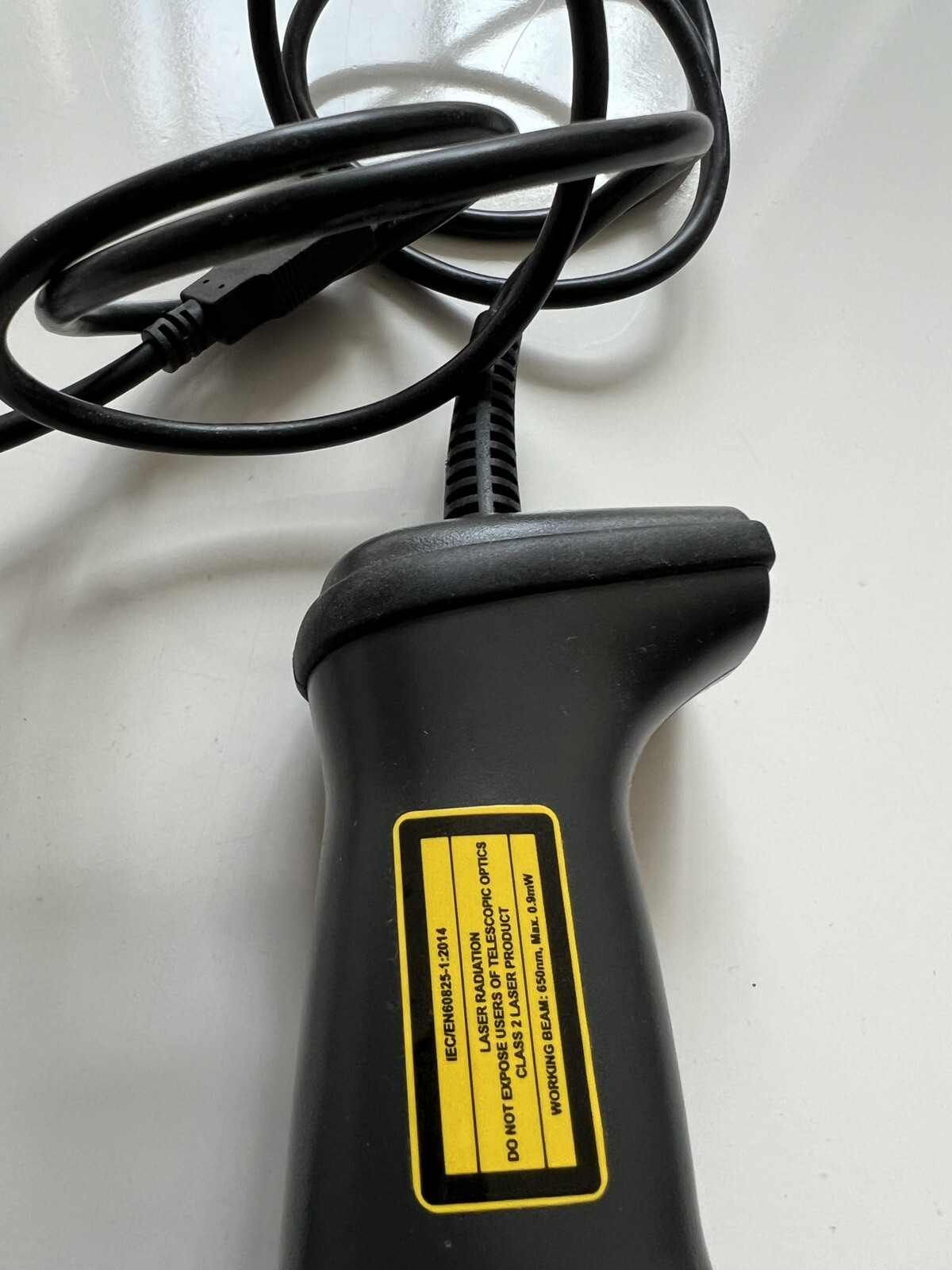 Tested Working Sunlux XL-626A USB Laser Handheld Barcode Scanner With Stand