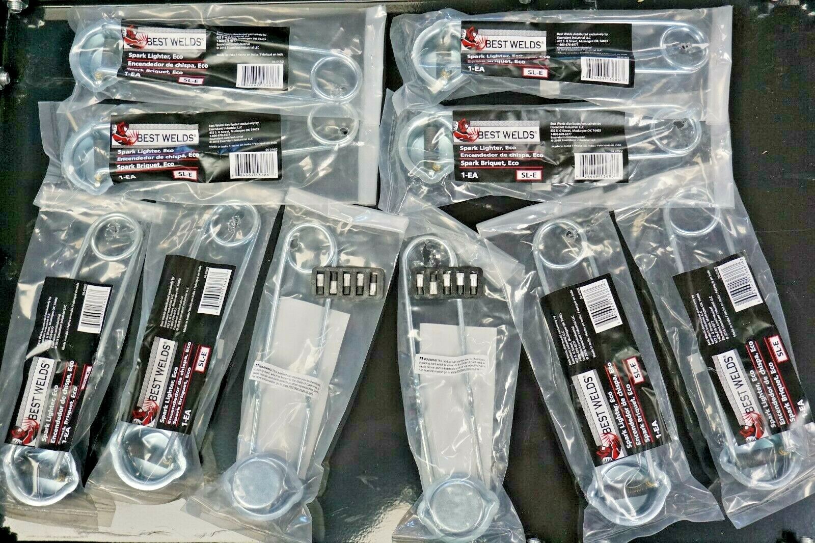 10 each -Best Welds Single Strikers with 10 Flints