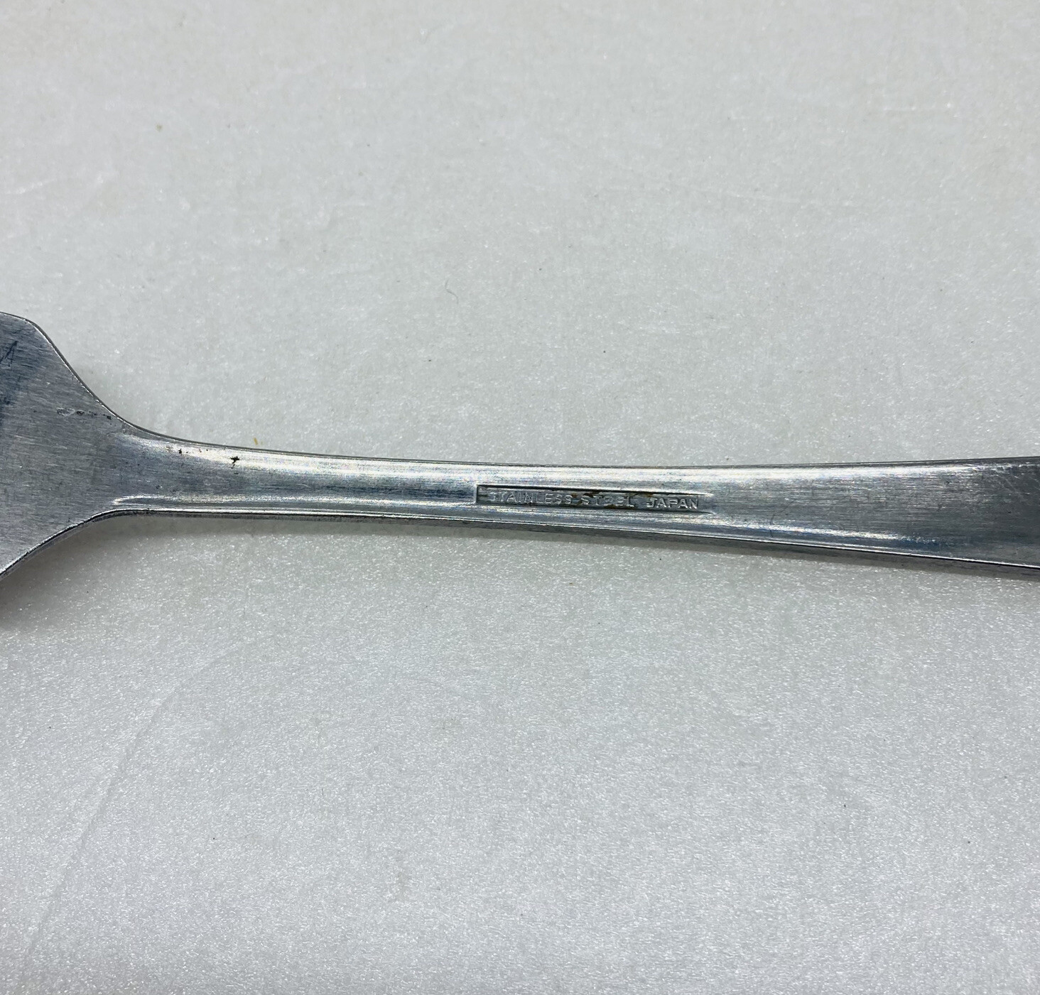 Vintage Large Dinner Fork Set 7.5” Stainless Made In Japan Solid Handle 30