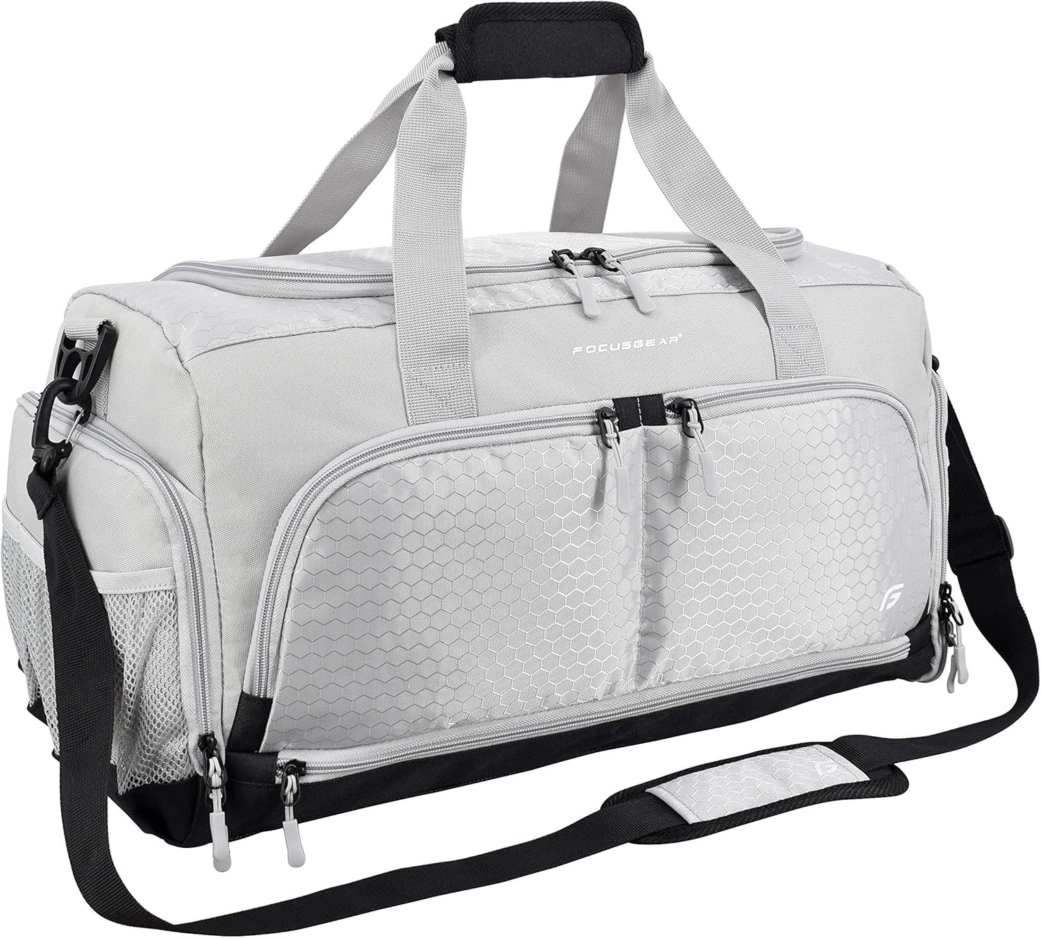 Bolso deportivo mediano 20" con 10 compartimentos y bolsillo seco