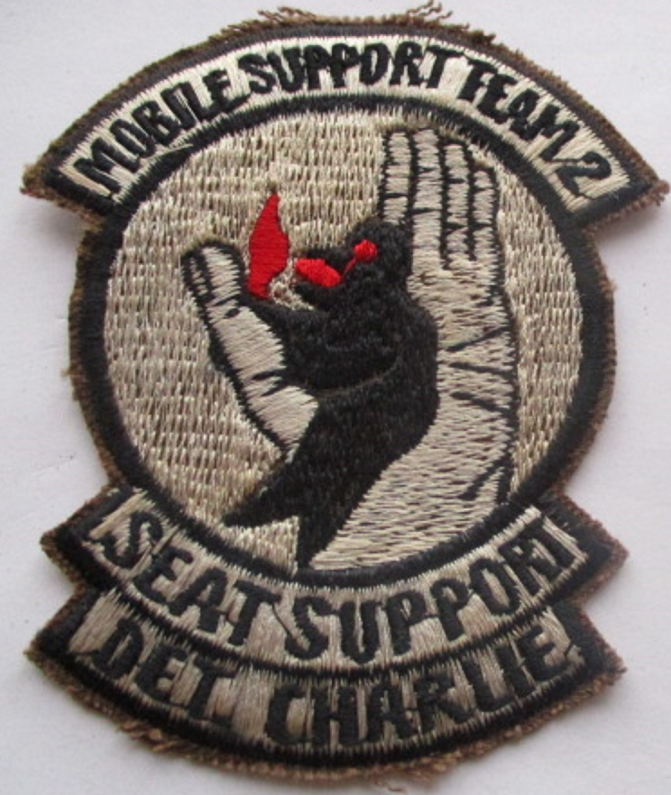 U. S. Navy Mobile Support Team 2 (MAT-2) Det Charlie Vtg Orig NAM War Patch