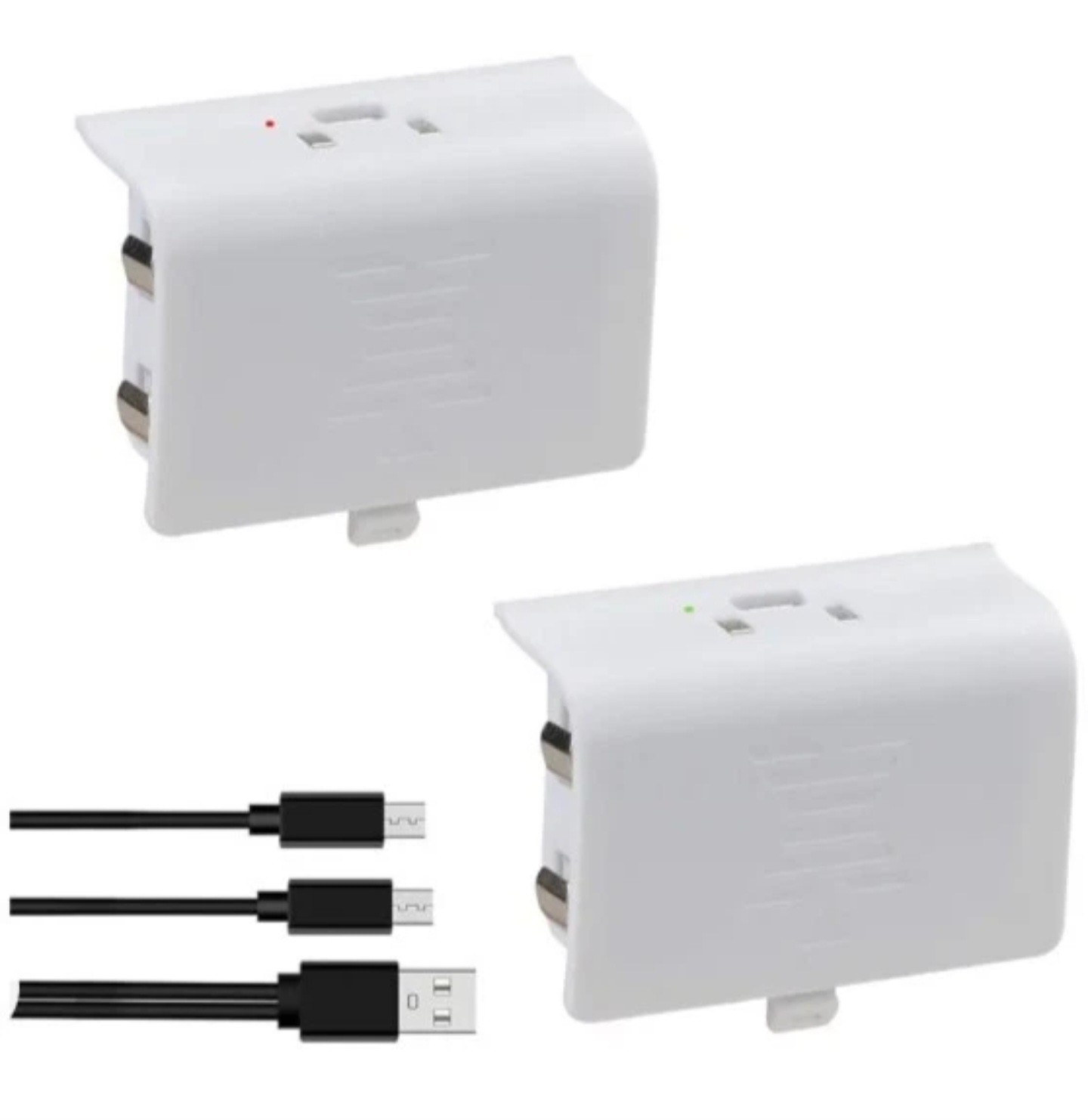 Tectra Battery Pack Only for Xbox One, 2-Pack 1100mAH Controller Battery B12....
