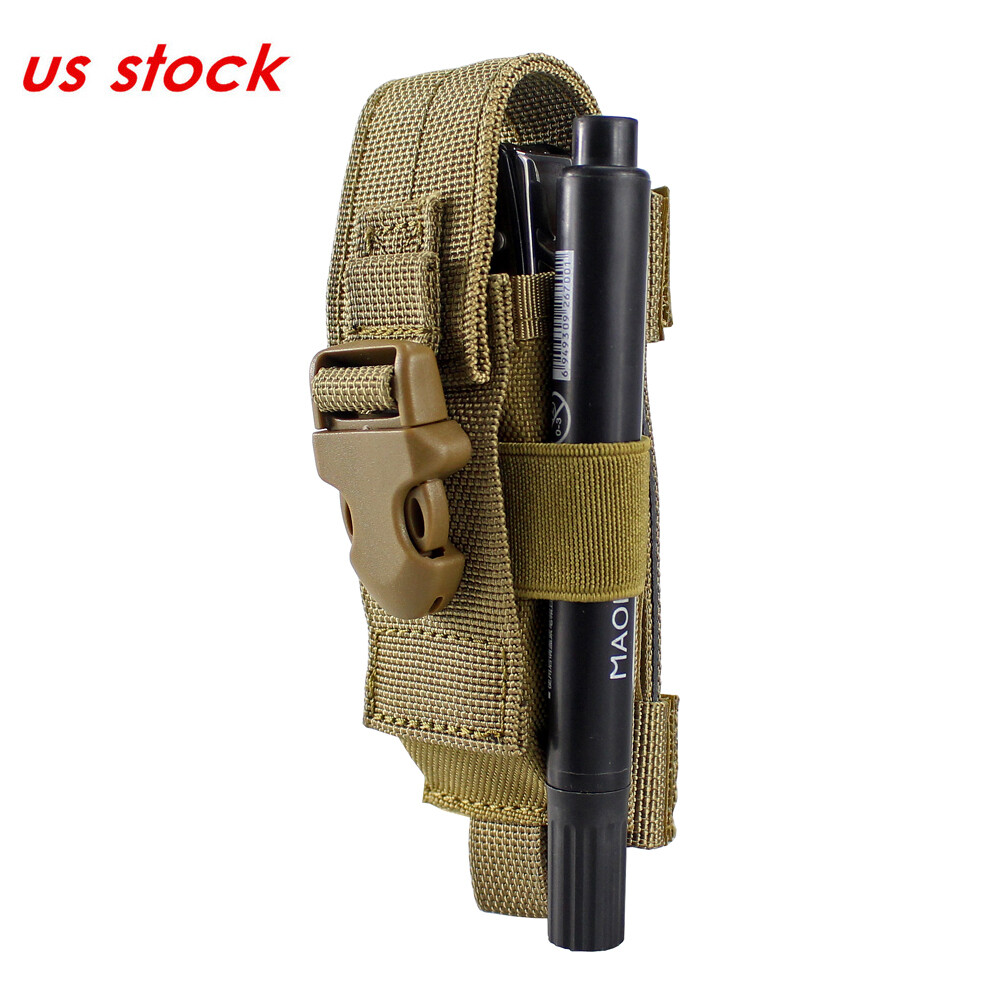 Tactical MOLLE Utility Tool Sheath Holster Organizer Mag Flashlight Pouch Holder