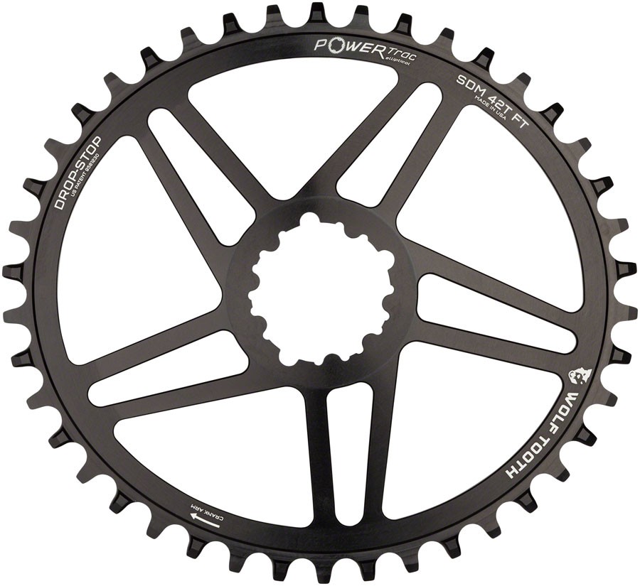 PowerTrac Elliptical SRAM 3-Bolt Direct Mount Chainrings - Wolf Tooth Elliptical