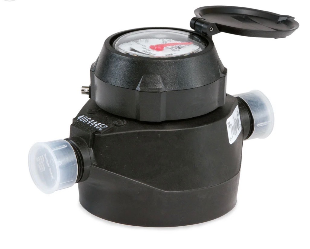 Badger 2510 Meter Recordall Thermoplastic Disk Meter Model 25 3/4" 5/8"