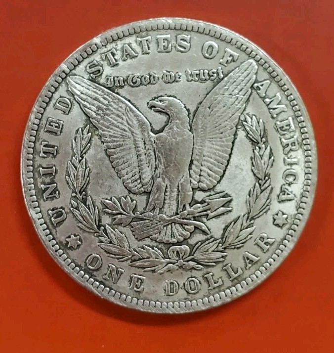 1902 P Morgan Silver Dollar MULTIPLE Die Chip ERROR Circulated