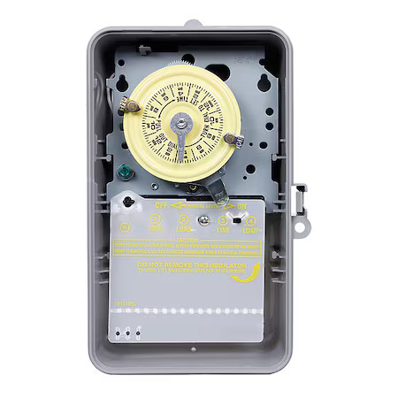 Intermatic T101p Electromechanicaltimer, 24Hr, Spst, Plastic
