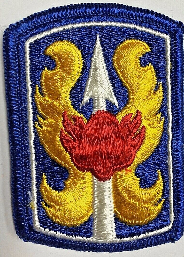 US Army 199th Infantry Brigade Dress uniform shoulder patch m/e (104)