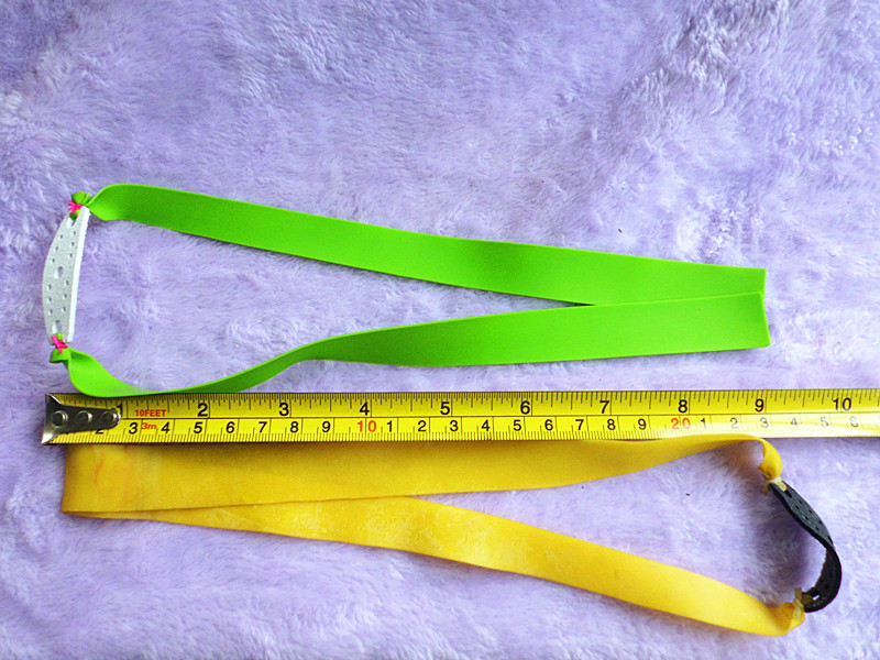 10pk Flat Elastic Rubber Band for Wooden Slingshot Catapult Hunting Bungee Band