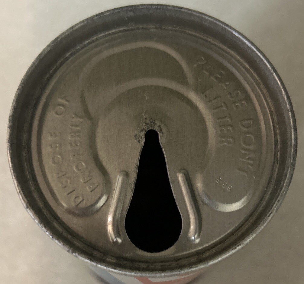 Vintage STAFF Sparkling Cola 12 Oz. Empty Pull Tab Steel Can