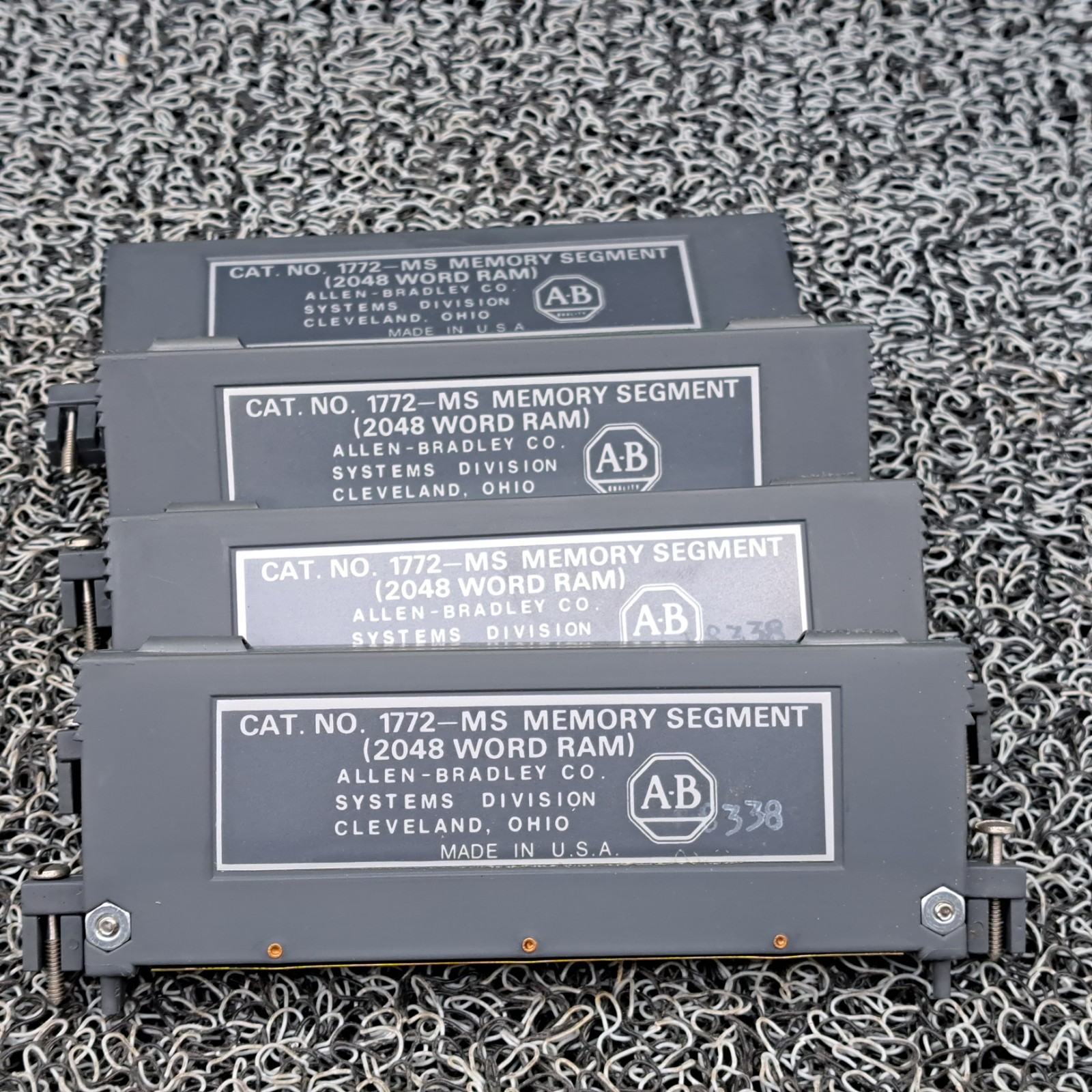 Allen Bradley 1772-MS * MS Memory Segment (2048 Word Ram )  Lot of 4