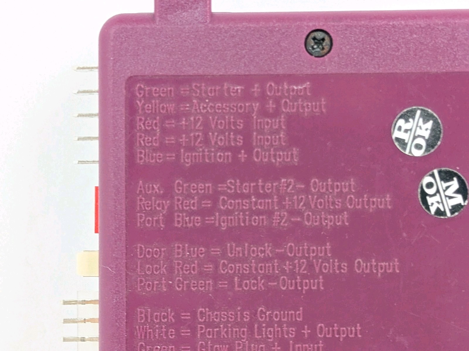 Omega RS-7K2 Keyless Entry and Remote Starter Module Only!