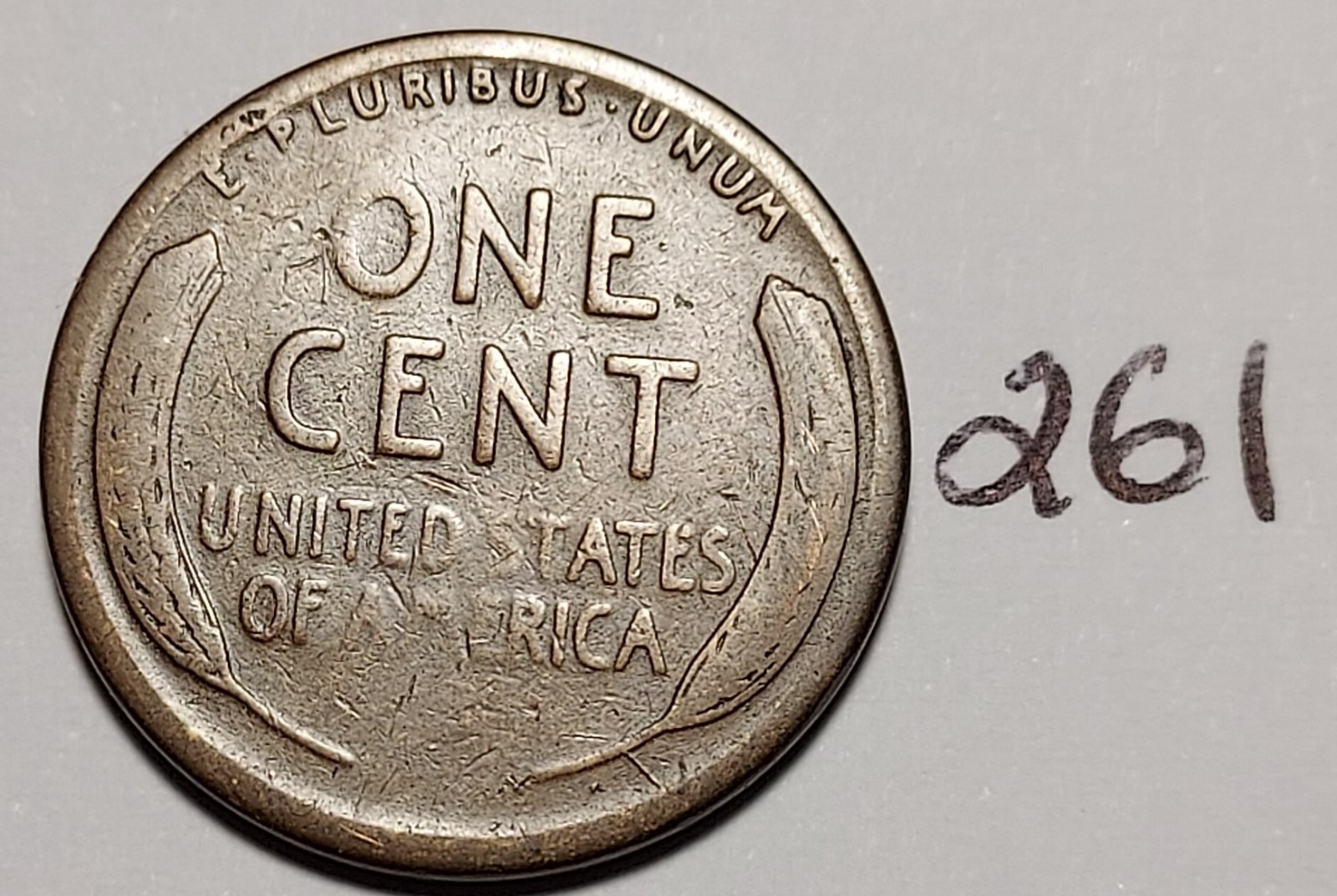 1920-S Lincoln Wheat Cent Below Fine #261