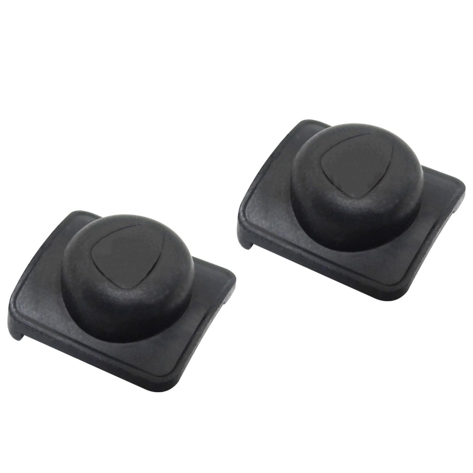 Gugaguga 2Pcs 757016 LED Flashlight Switch Button Boot Replacement Black