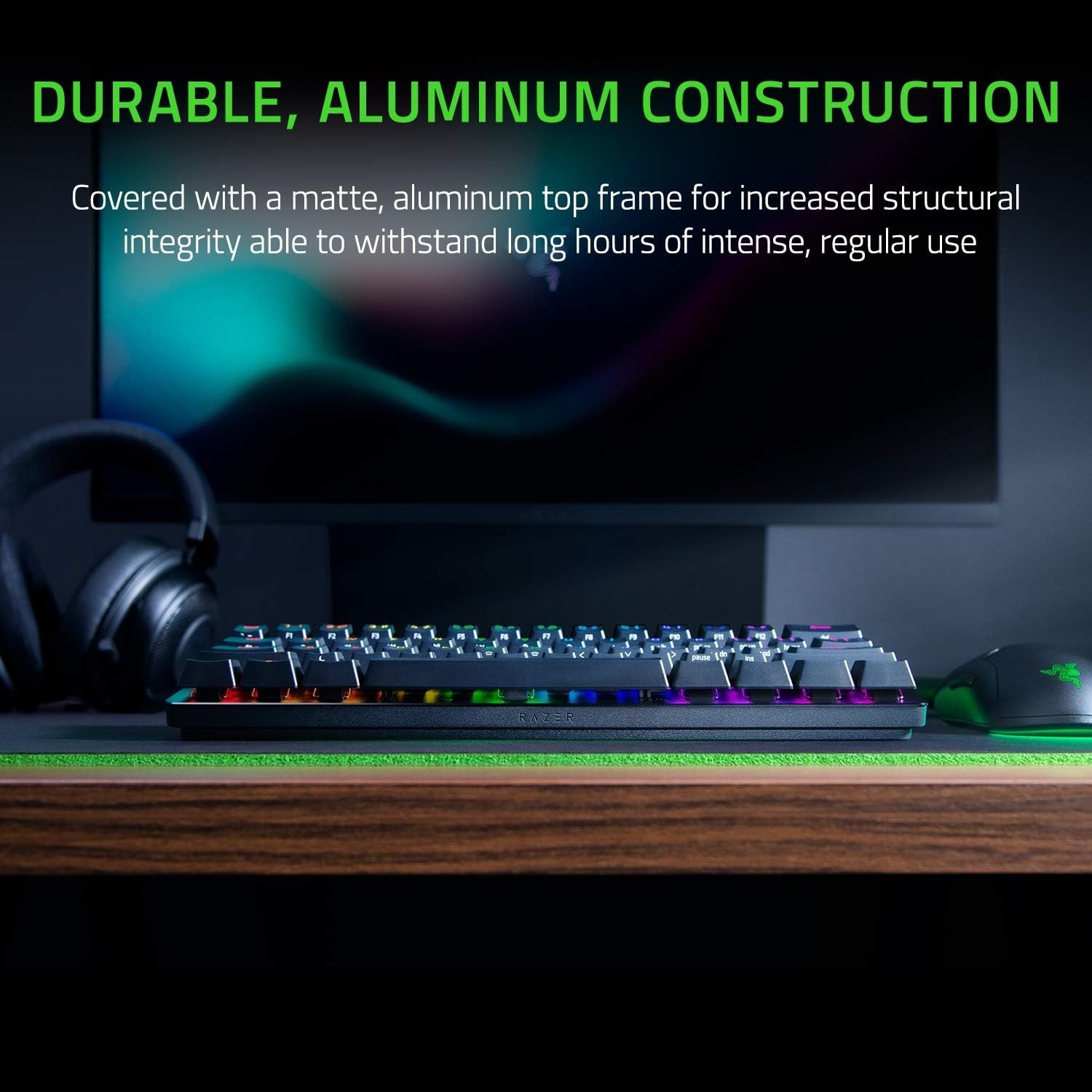 Razer Huntsman Mini 60% Gaming Keyboard Clicky Optical Switch Black